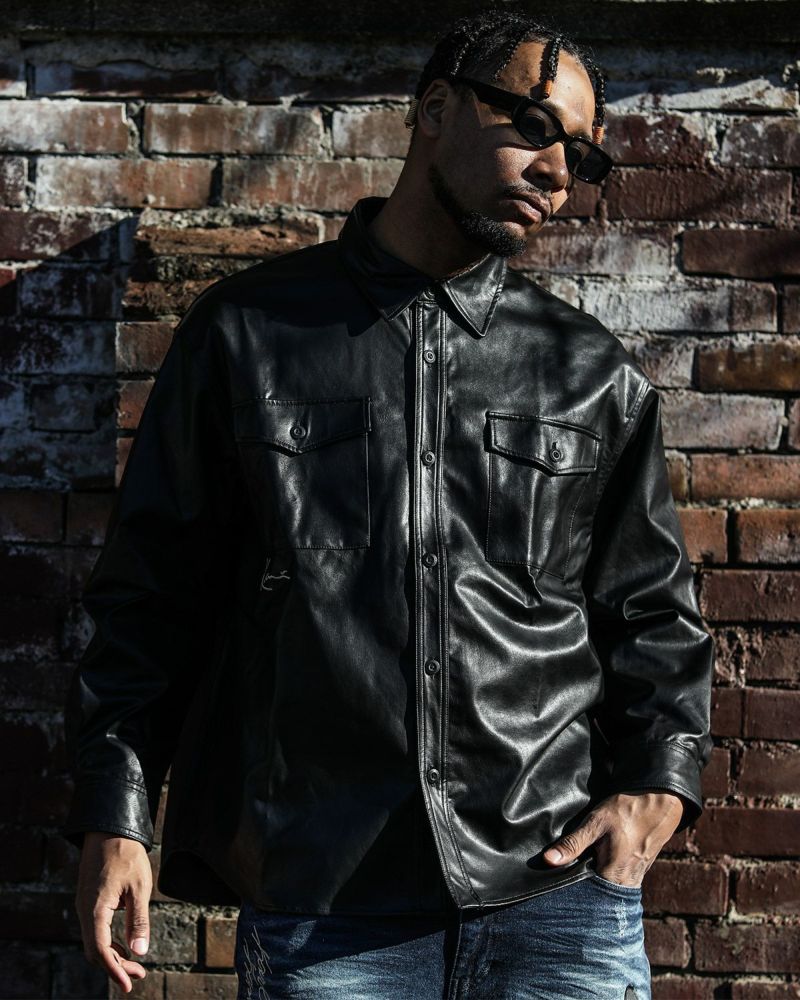 Karl Kani] PU レザーシャツ | PEET ONLINE STORE