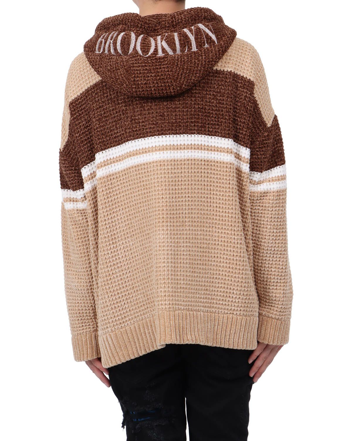 ベージュ：174cm62kg(XLサイズ着用)