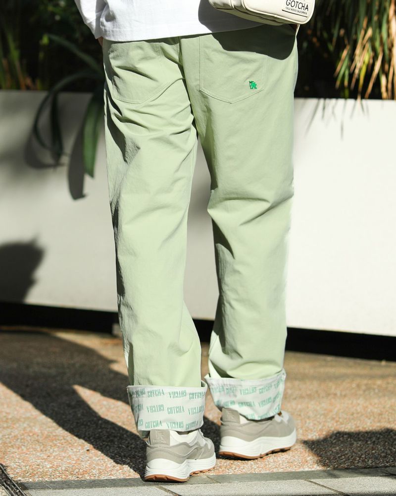 ミントグリーン：183cm/70kg(Lサイズ着用)