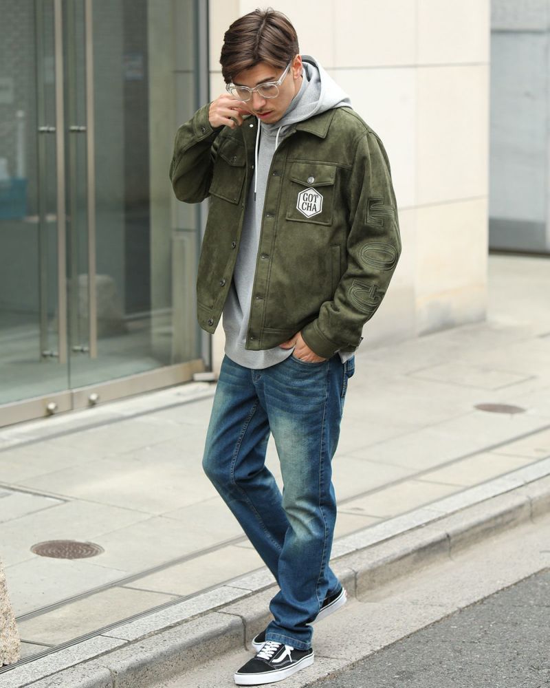 カーキ：180cm/70kg(Lサイズ着用)