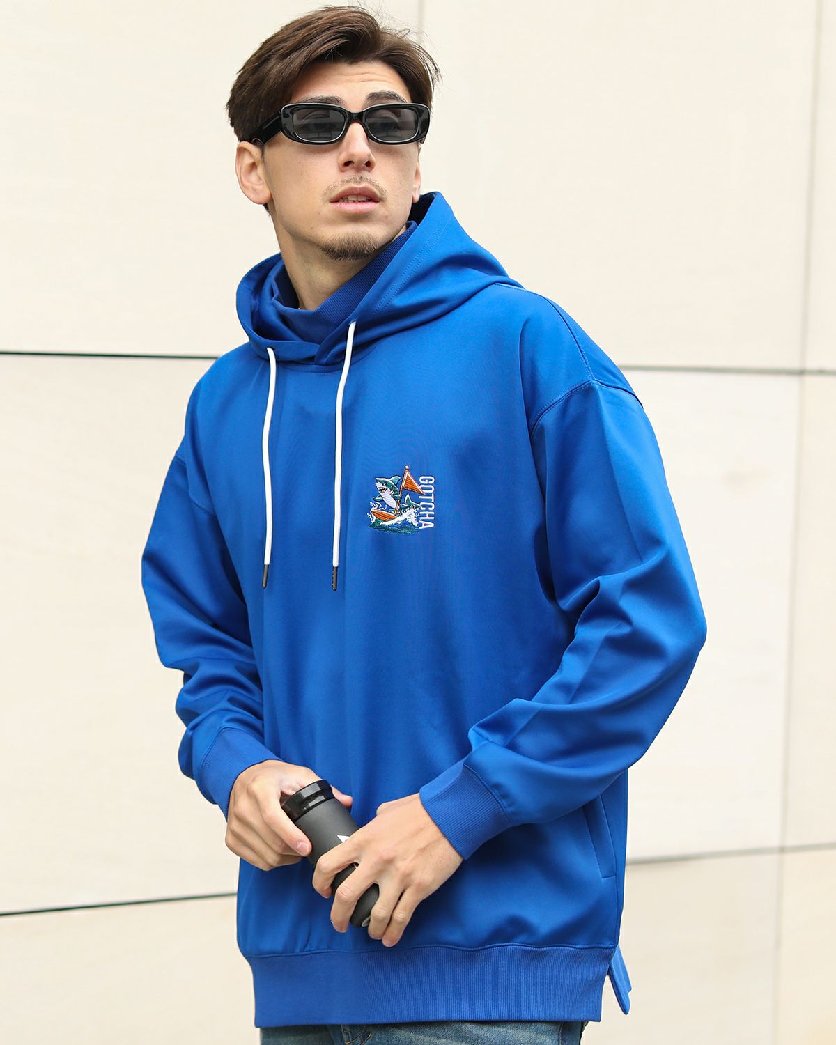 ロイヤルブルー：180cm/70kg(Lサイズ着用)