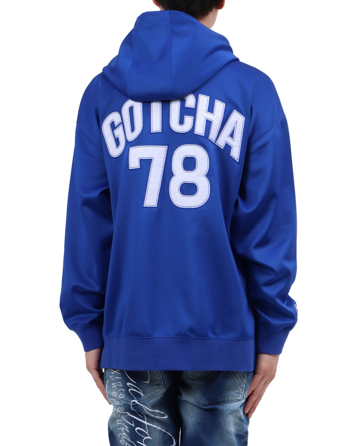 ロイヤルブルー：174cm62kg(Lサイズ着用)