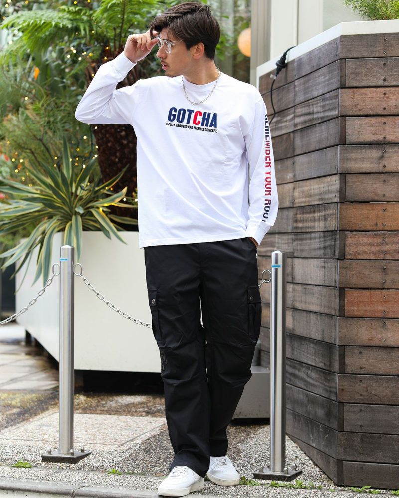 ホワイト：180cm/70kg(Lサイズ着用)