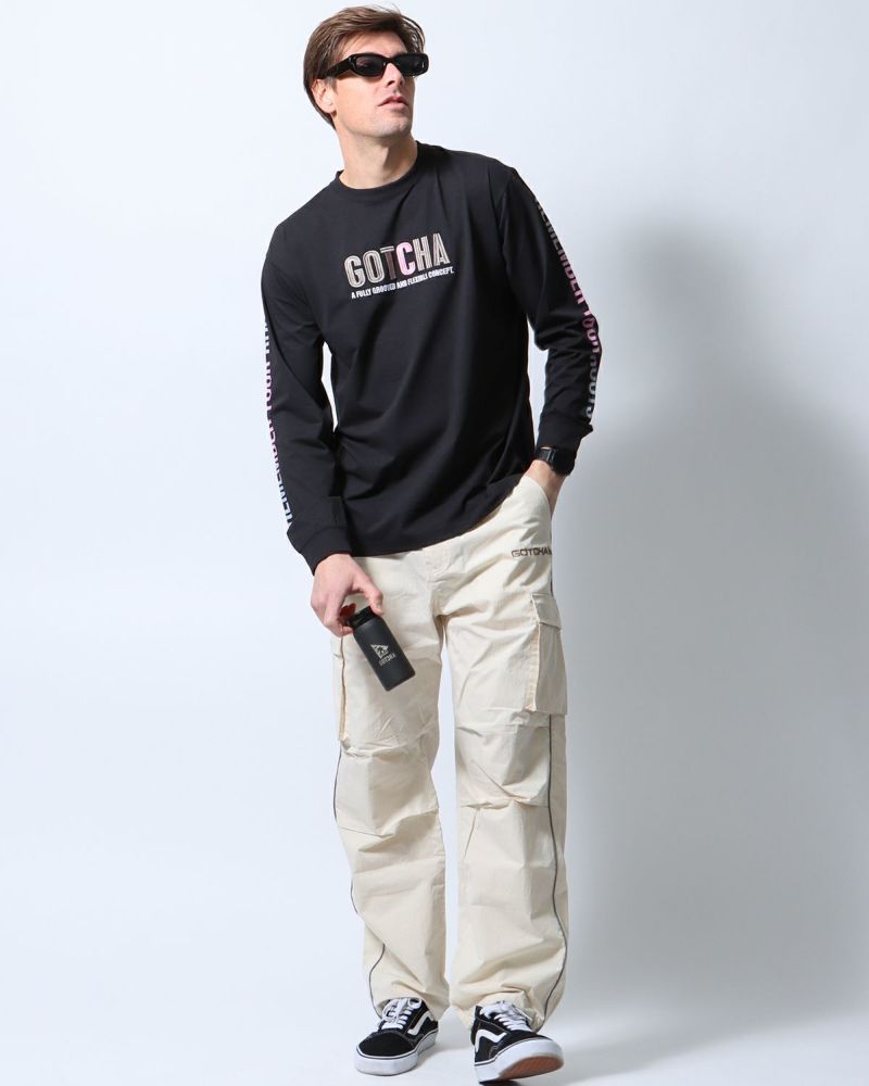 ブラック：183cm/70kg(Lサイズ着用)