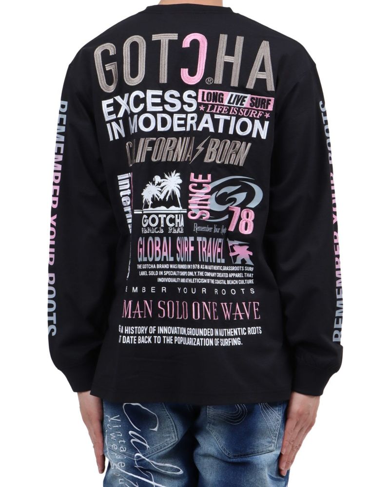 ブラック：174cm62kg(Lサイズ着用)