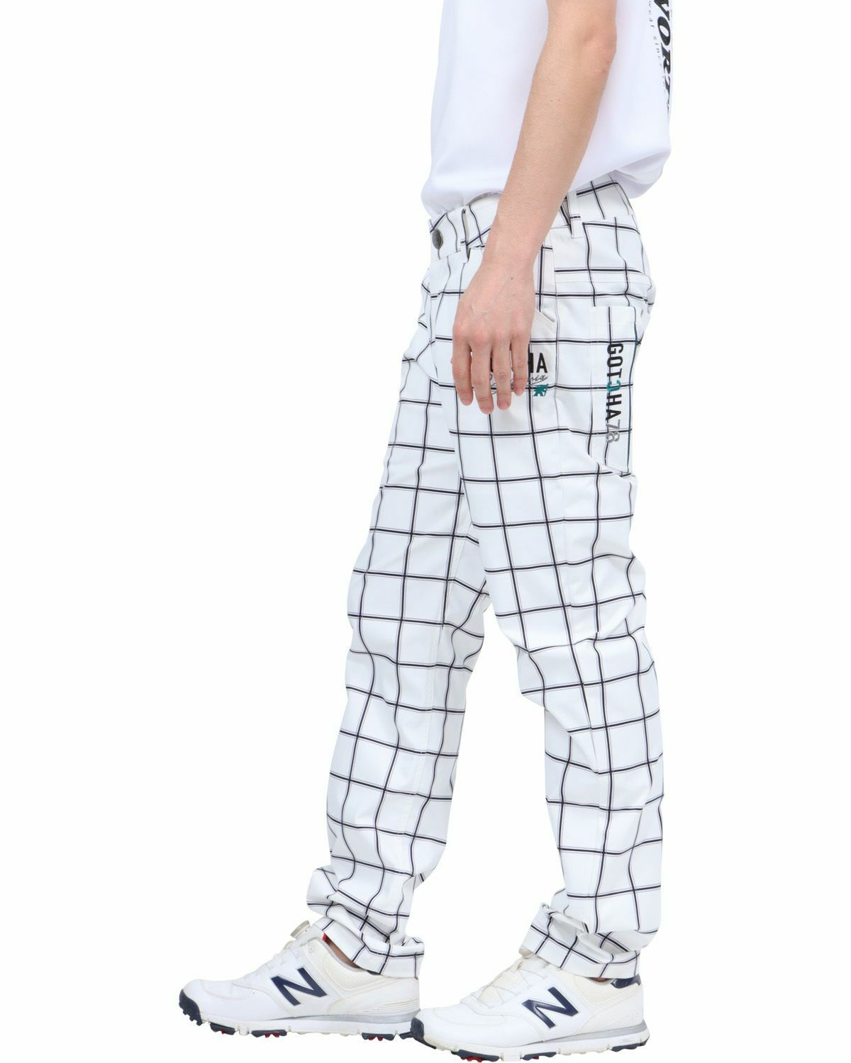 ホワイト：180cm67kg(Mサイズ着用)