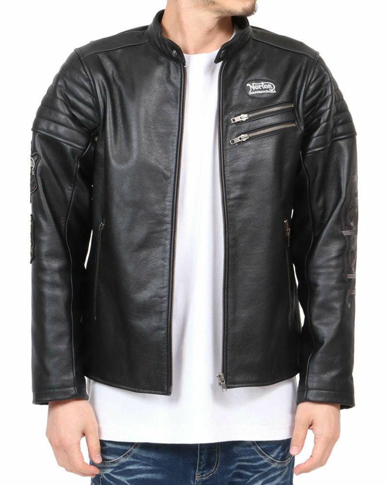 Norton] プレミアム スペシャルエディション 牛革 ライダース
