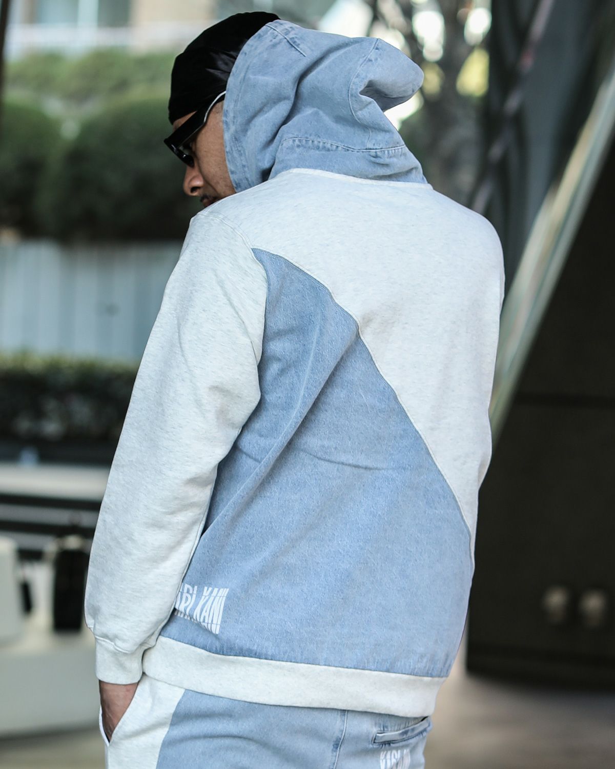 杢グレー：183cm(XLサイズ着用)