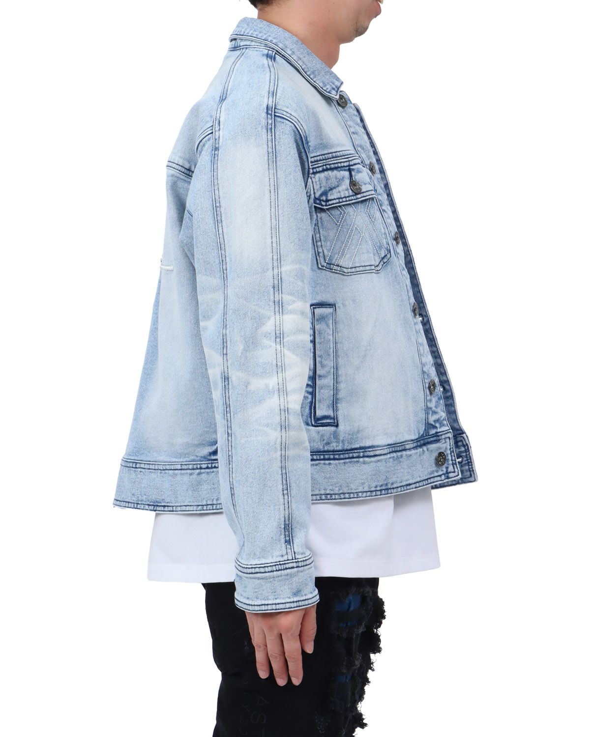 Karl Kani] ストレッチ ライン切替 デニム ジャケット | PEET ONLINE STORE