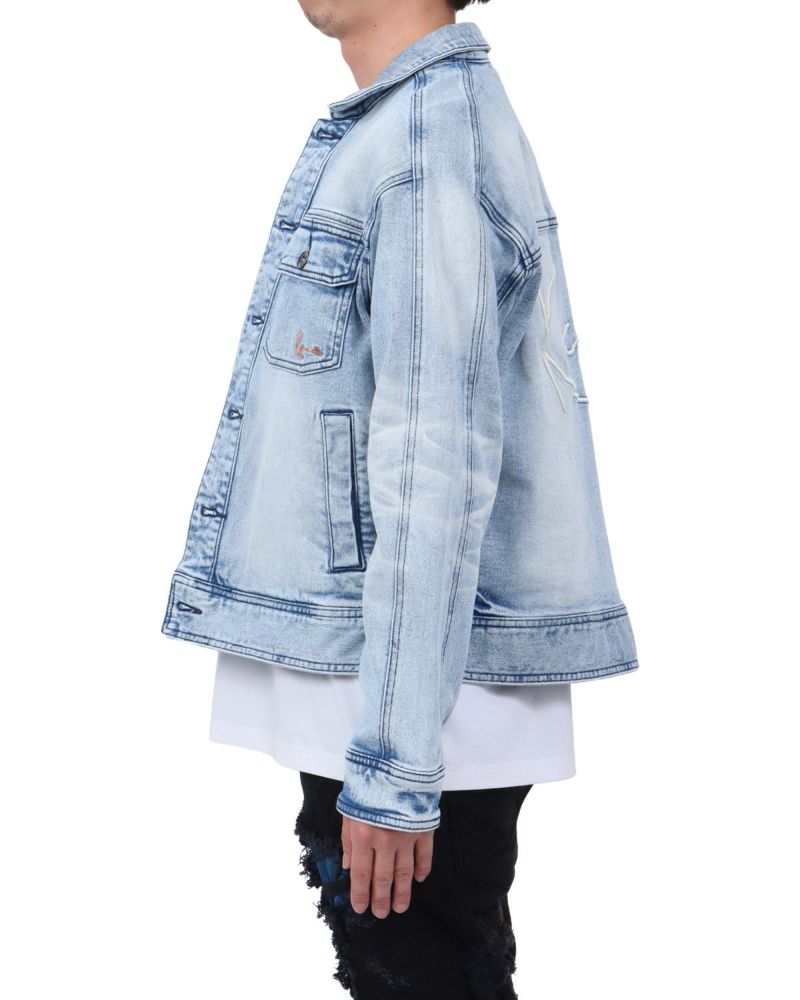 Karl Kani] ストレッチ ライン切替 デニム ジャケット | PEET ONLINE STORE