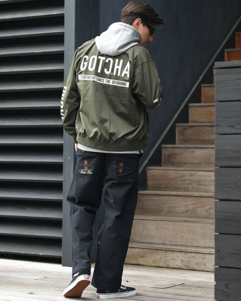 カーキ：180cm/70kg(Lサイズ着用)