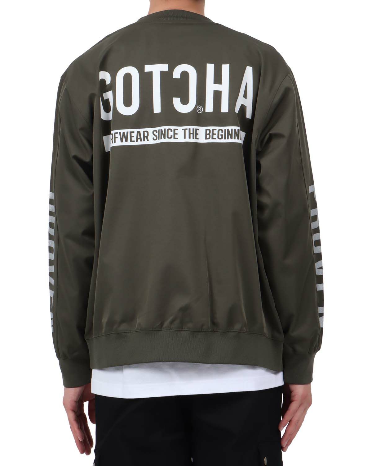 カーキ：174cm62kg(Lサイズ着用)