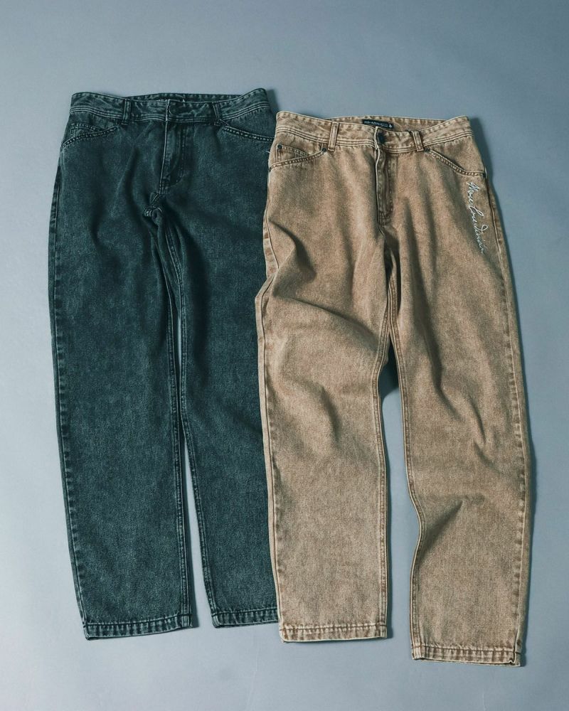 ムラ ケミカルブリーチ デニムパンツ