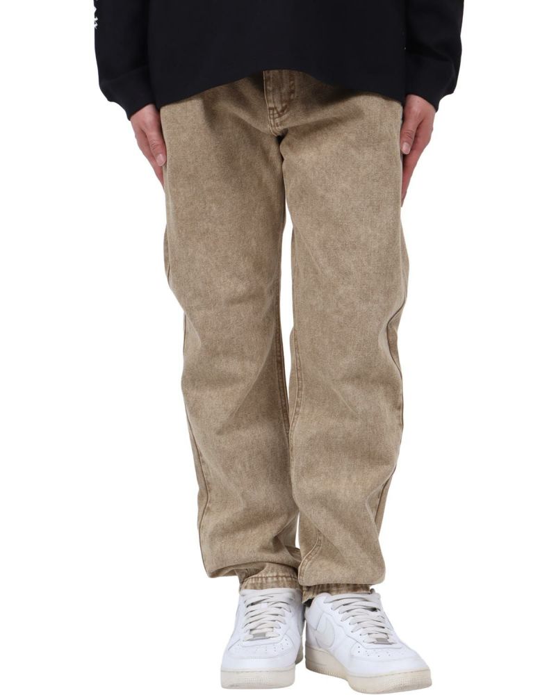 ベージュ：174cm62kg(Lサイズ着用)