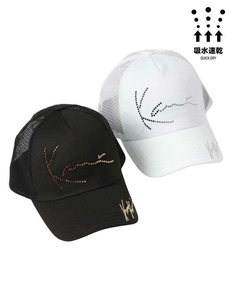 ドライ ラインストーン メッシュ キャップ