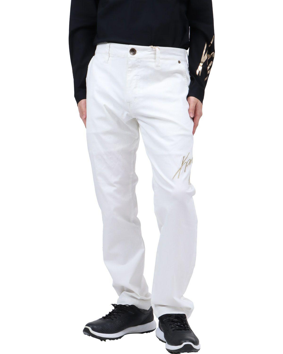 ホワイト：173cm63kg(34inc着用)