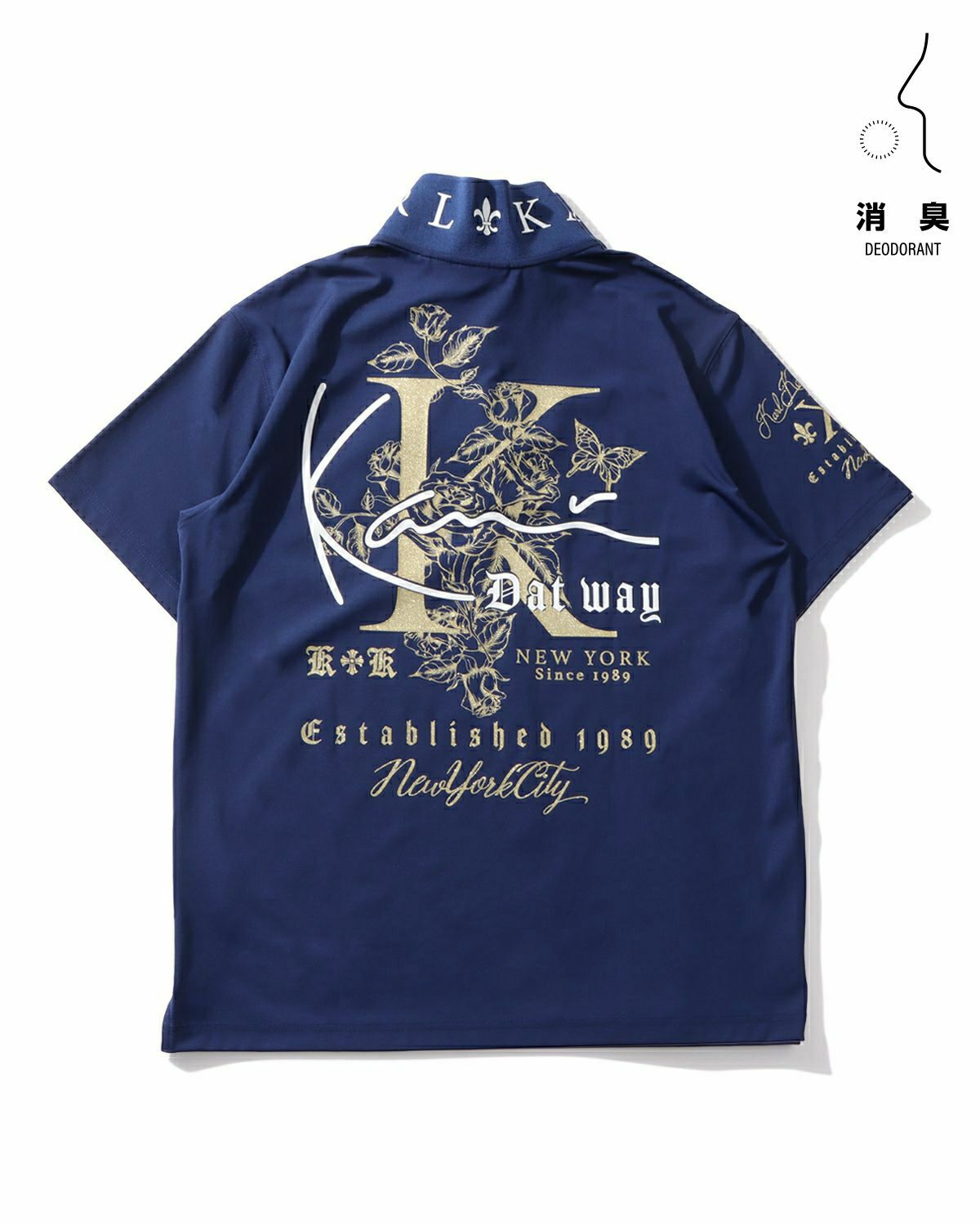 Karl Kani GOLF] デオドラント リミテッド ゴールドローズ ポロ | PEET