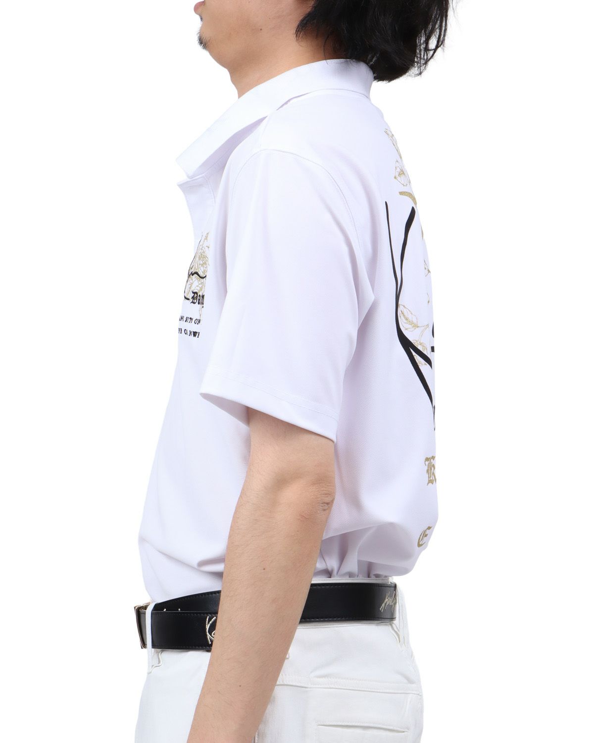 ホワイト：173cm63kg(Lサイズ着用)