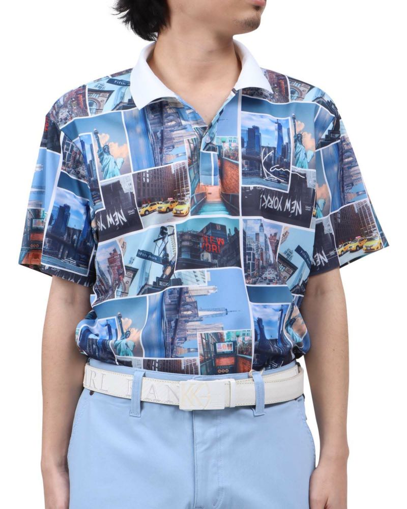 Karl Kani GOLF] ドライ UVカット フォト総柄 ポロ | PEET ONLINE STORE