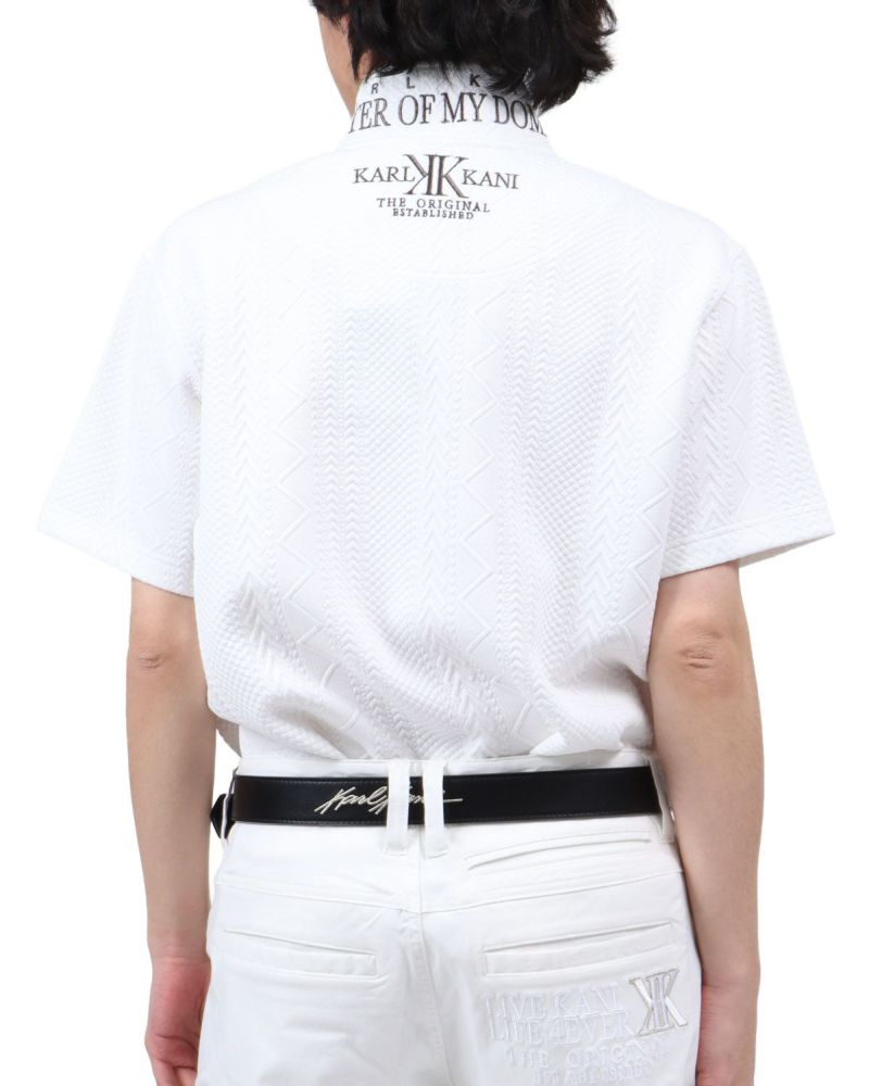 ホワイト：173cm63kg(Lサイズ着用)