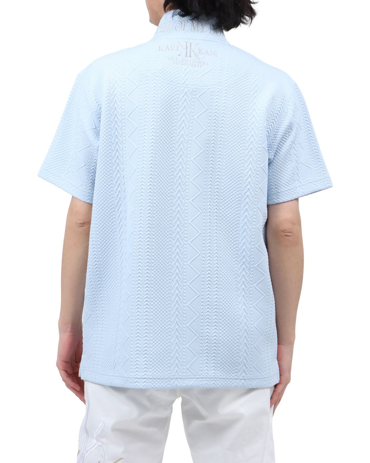 ブルー：173cm63kg(Lサイズ着用)