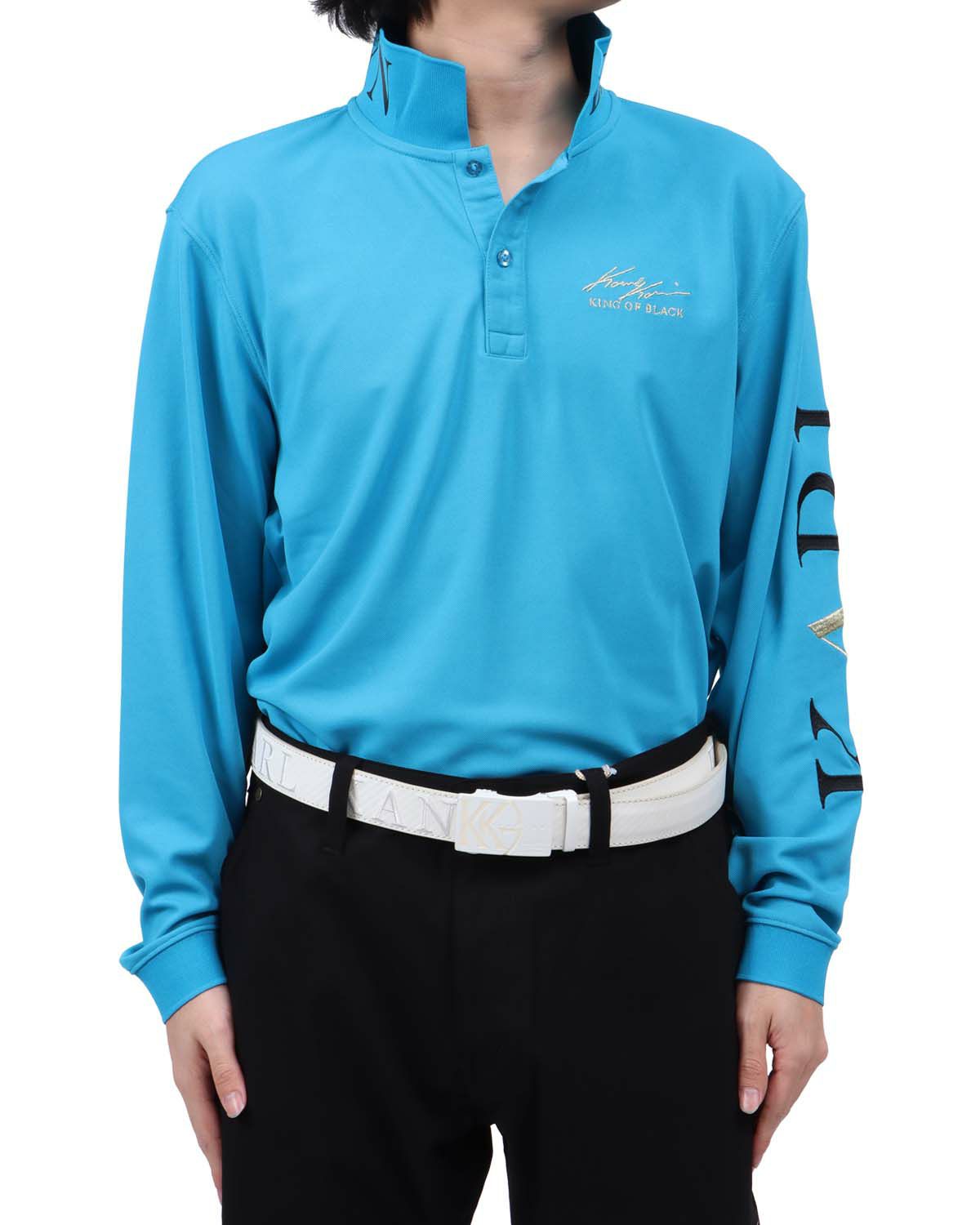 ブルー：173cm63kg(Lサイズ着用)