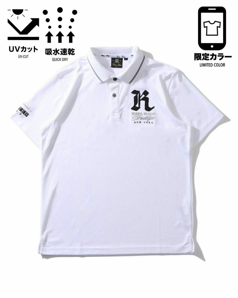 ドライ UVカット クロコロゴ使い ベーシック ポロ