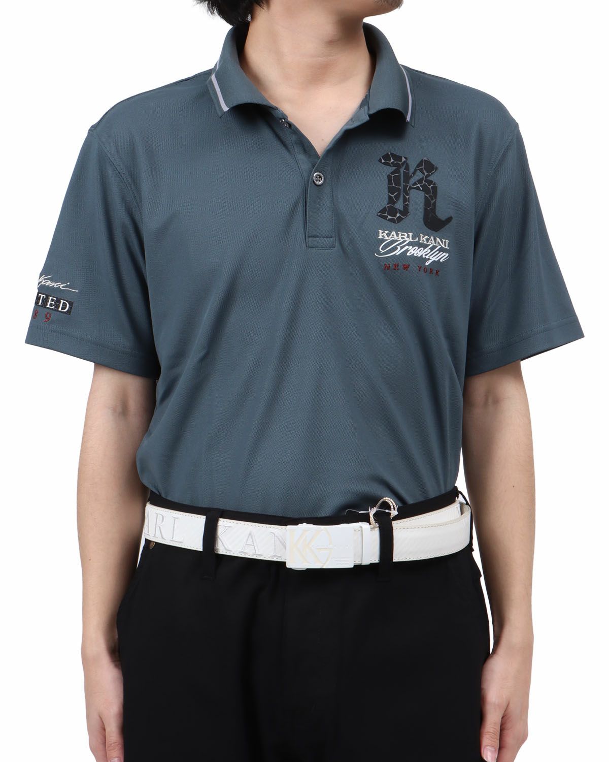 ダークグリーン：173cm63kg(Lサイズ着用)