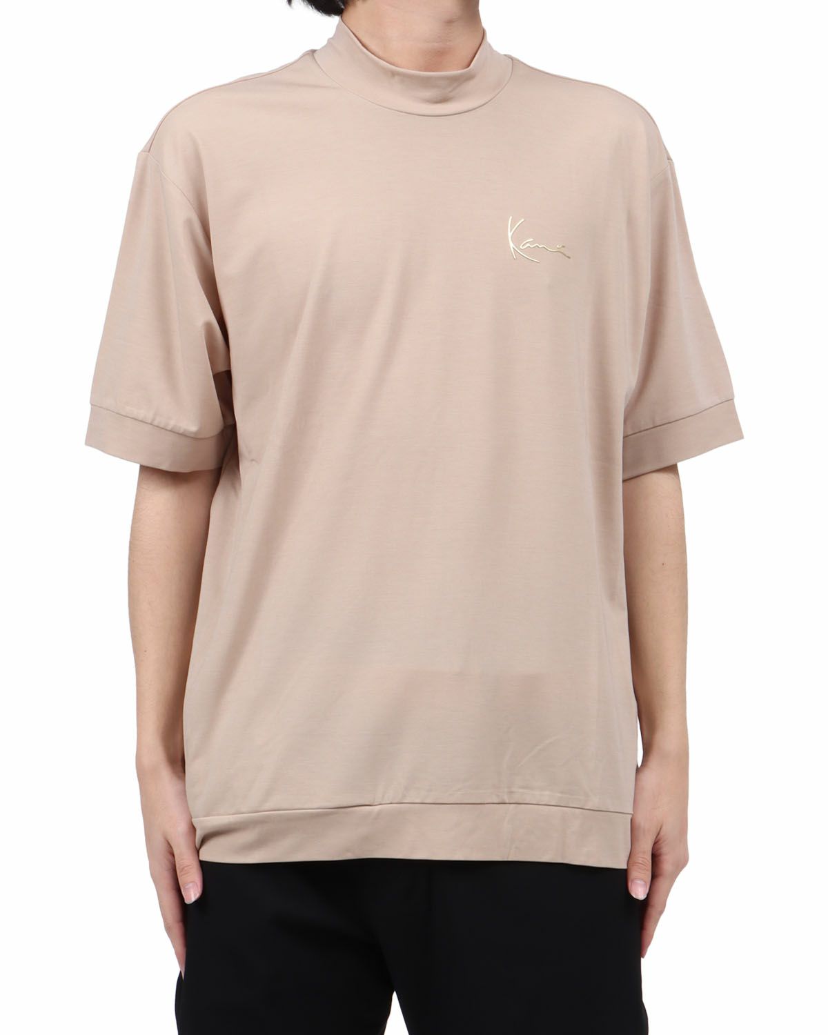 ベージュ：173cm63kg(Lサイズ着用)