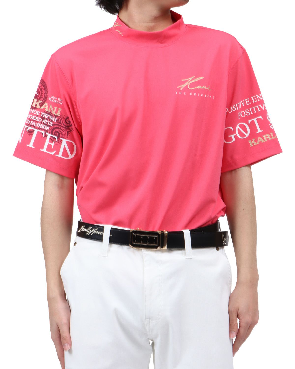 ピンク：173cm63kg(Lサイズ着用)