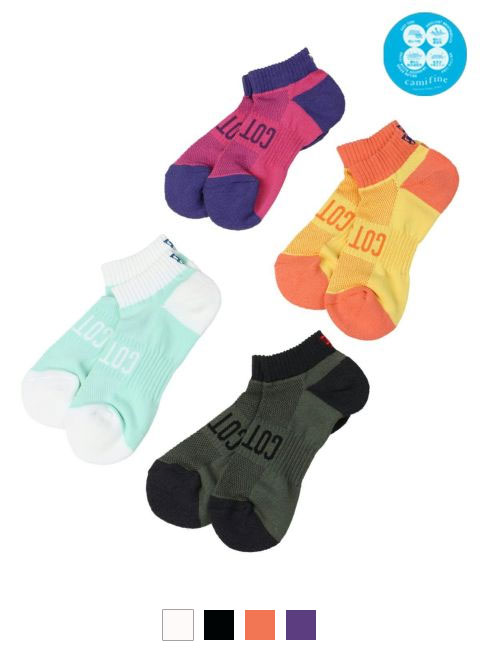 ツートン カミファイン ソックス 26