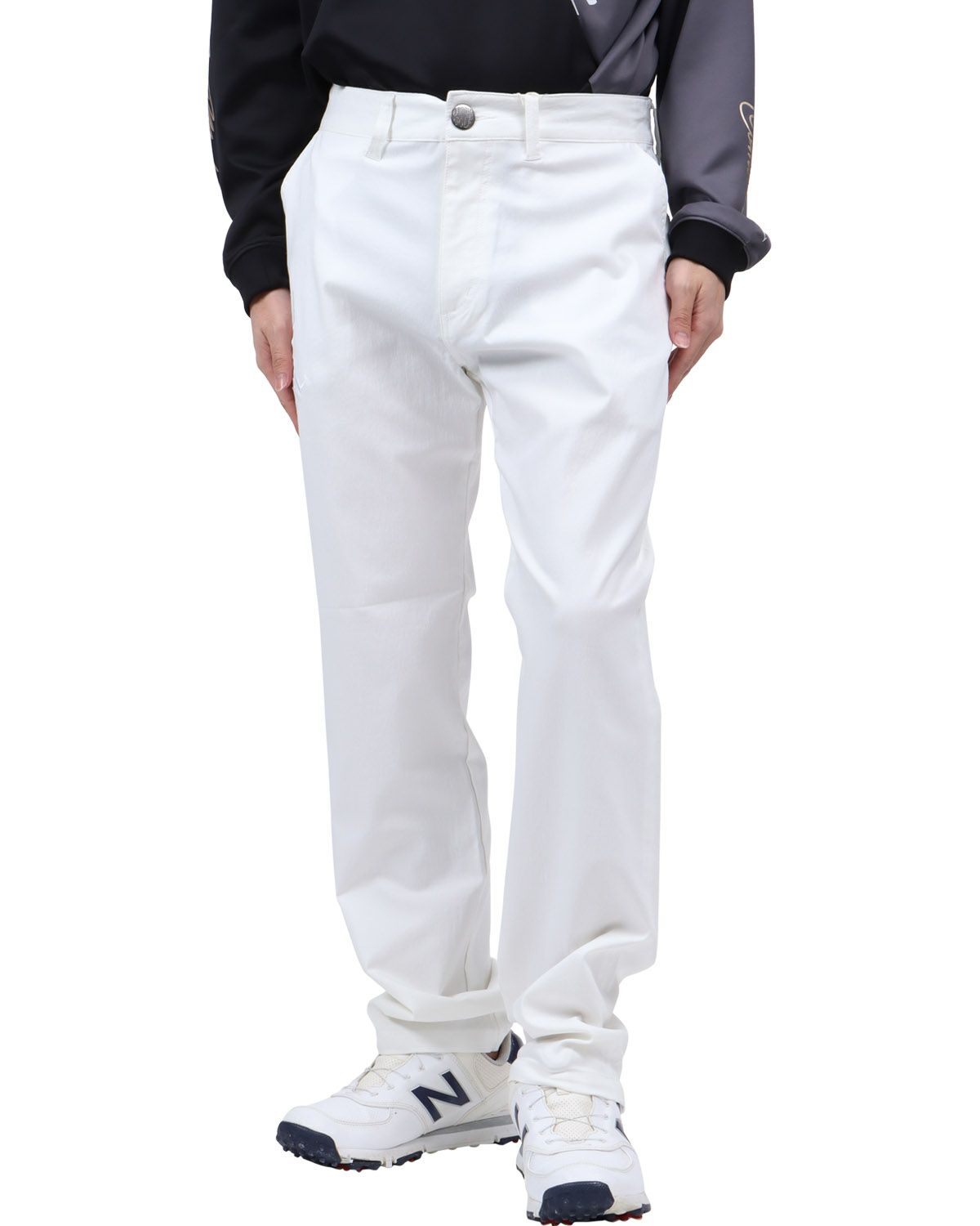 ホワイト：173cm63kg(Lサイズ着用)