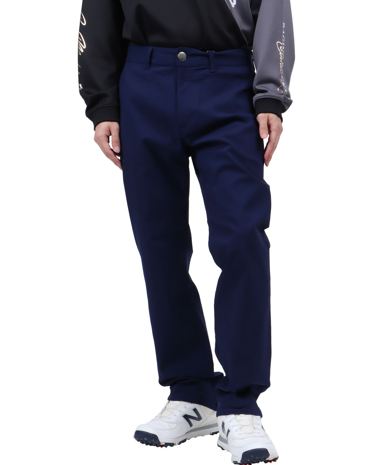 ネイビー：173cm63kg(Lサイズ着用)