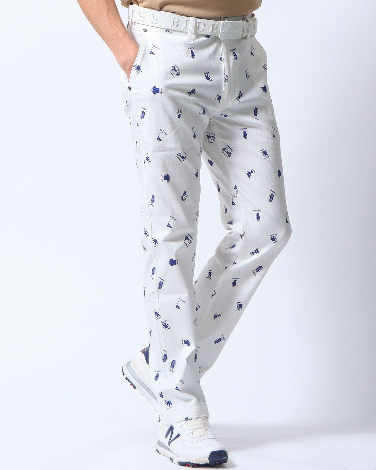 ホワイト：180cm/70kg(Lサイズ着用)