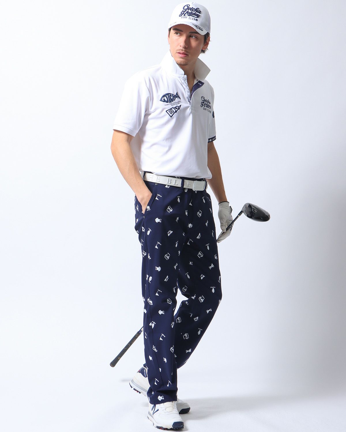 ネイビー：180cm/70kg(Lサイズ着用)