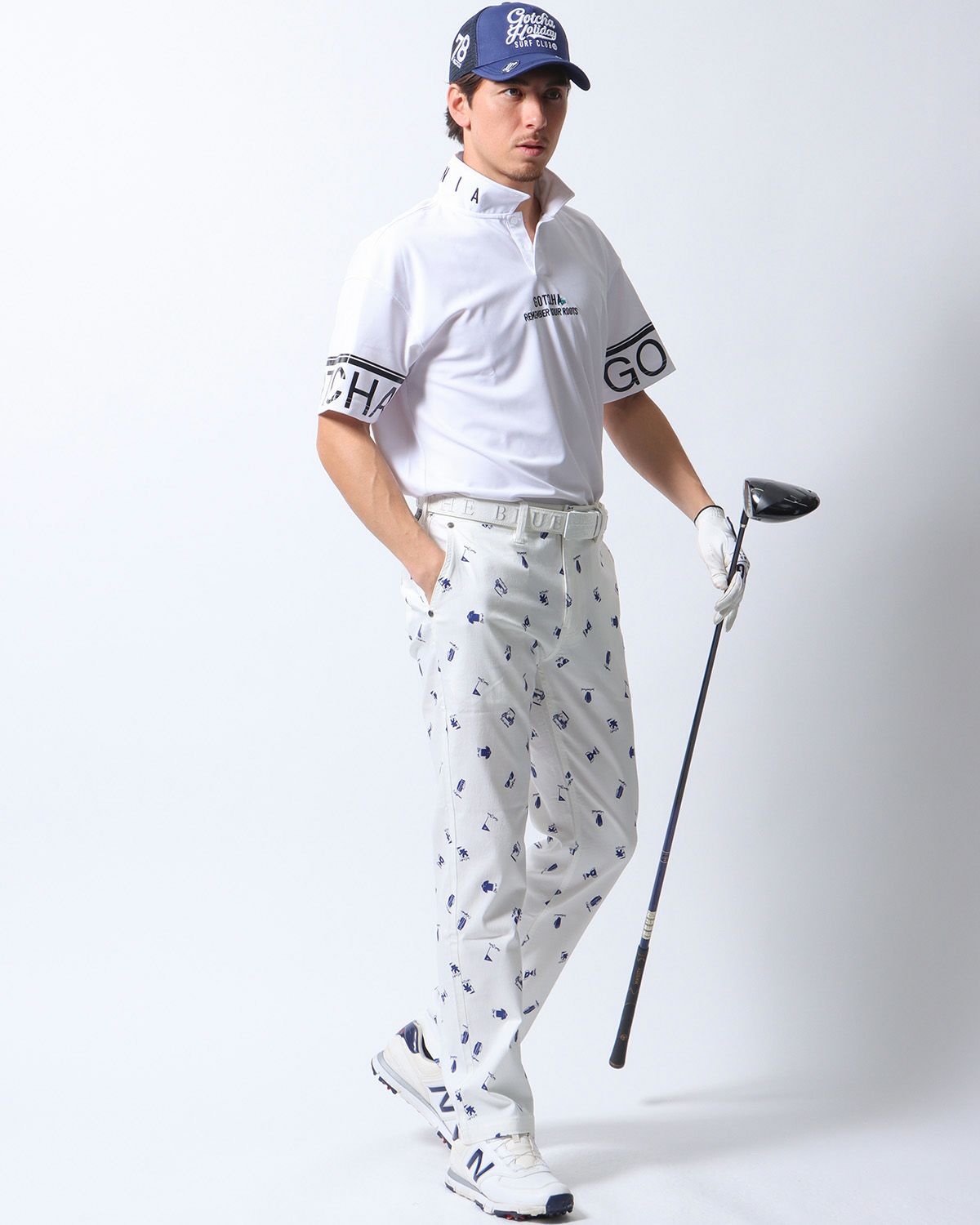 ホワイト：180cm/70kg(Lサイズ着用)