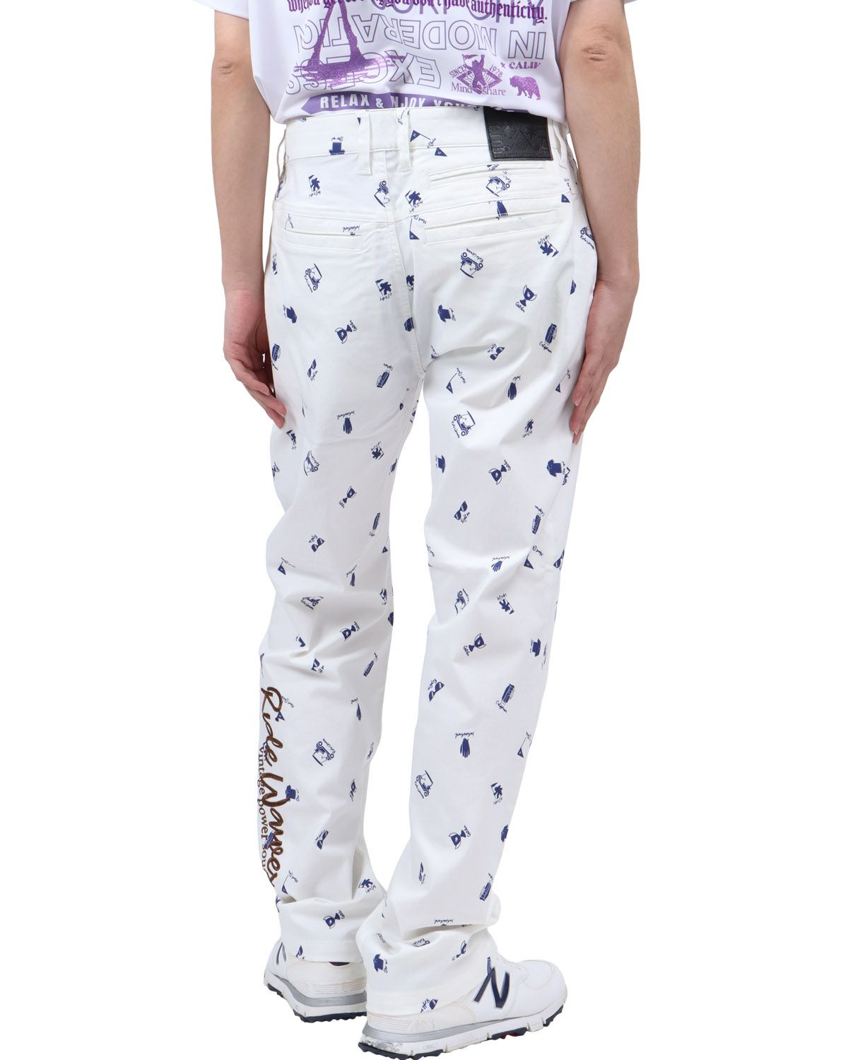 ホワイト：173cm63kg(Lサイズ着用)