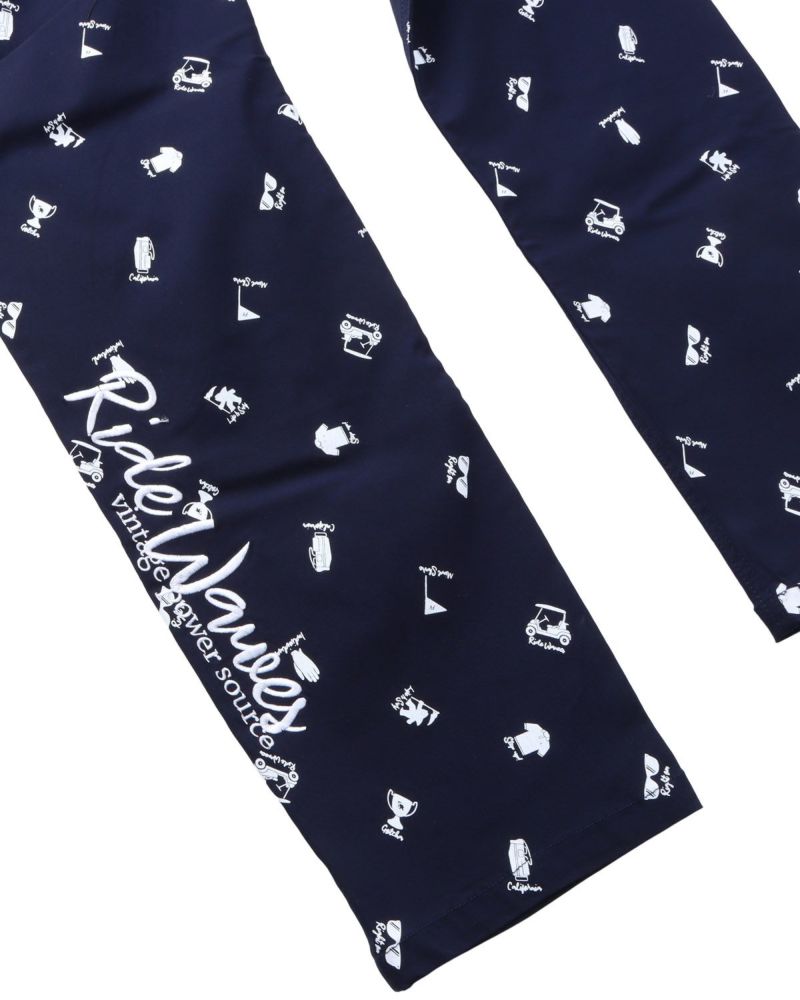 GOTCHA GOLF] UVカット ドライ ガムストレッチ ミニマム 総柄 ロング