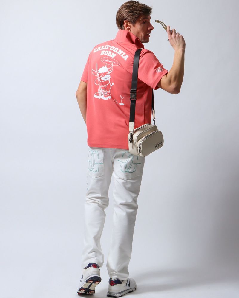 サーモンピンク：183cm/70kg(Lサイズ着用)