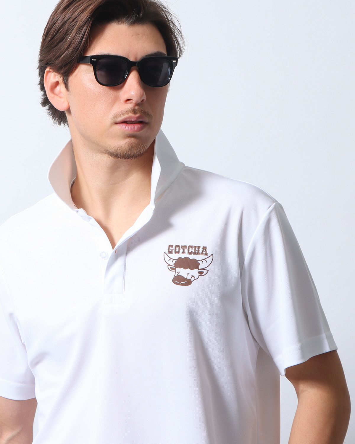 ホワイト：180cm/70kg(Lサイズ着用)