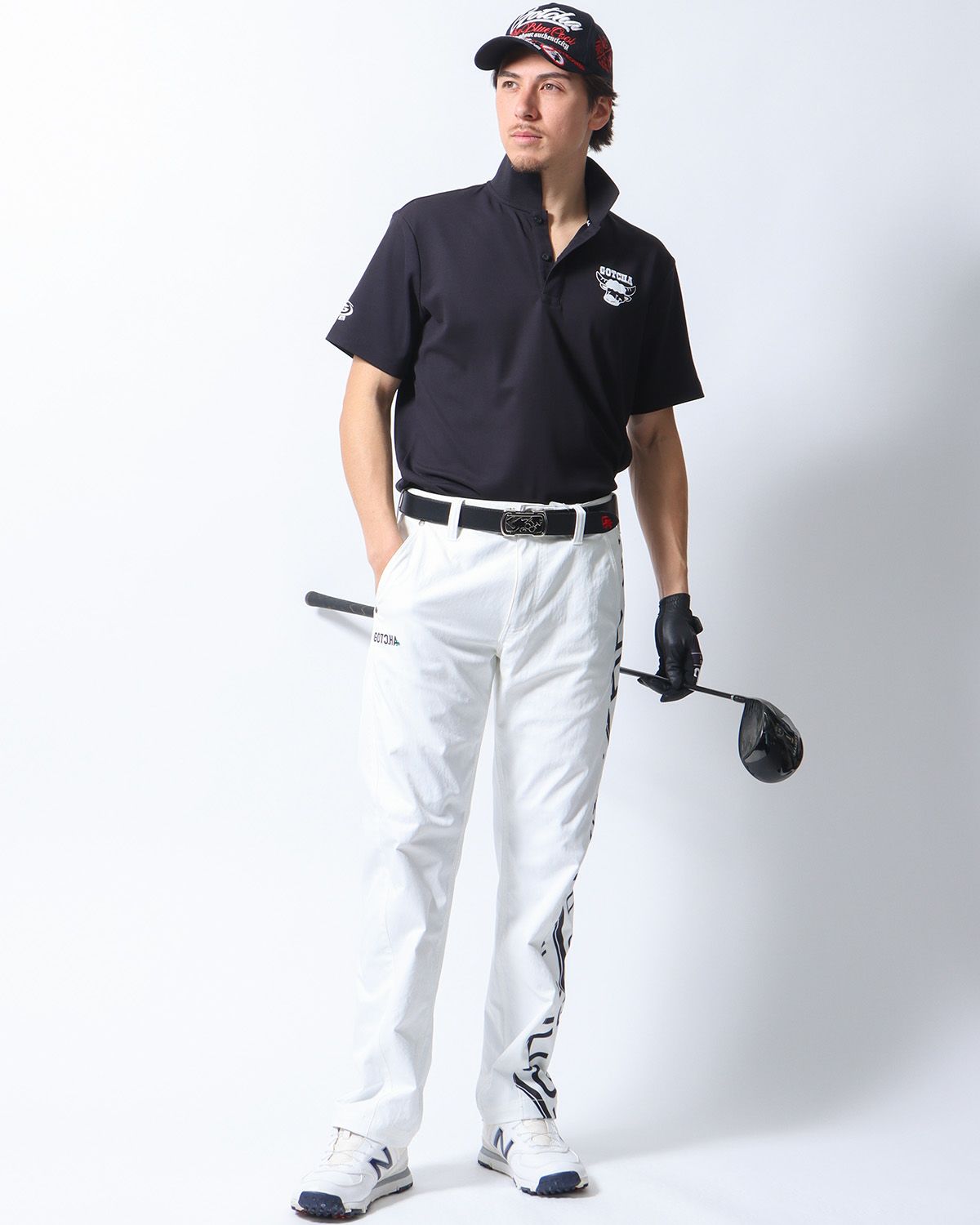 ブラック：180cm/70kg(Lサイズ着用)