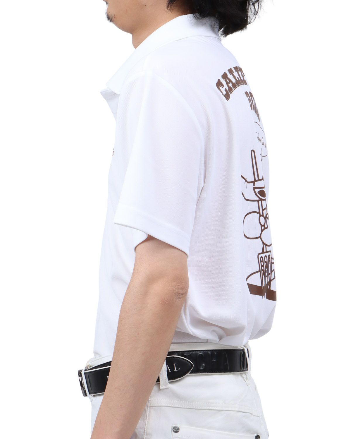 ホワイト：173cm63kg(Lサイズ着用)