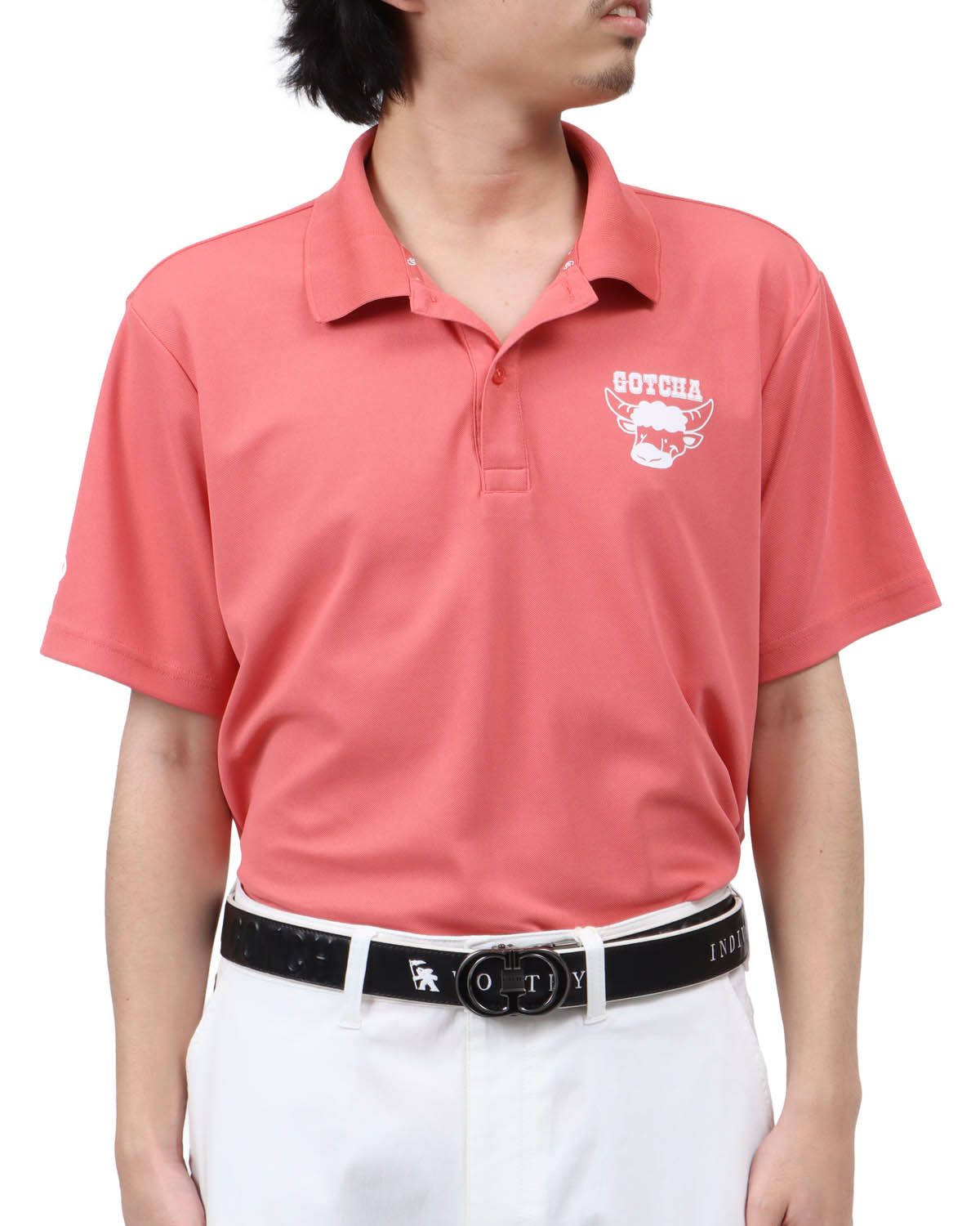 サーモンピンク：173cm63kg(Lサイズ着用)