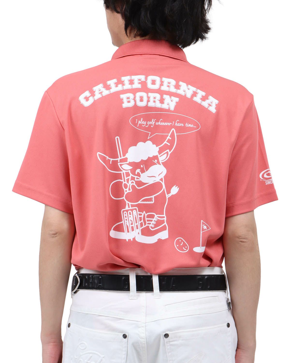 サーモンピンク：173cm63kg(Lサイズ着用)