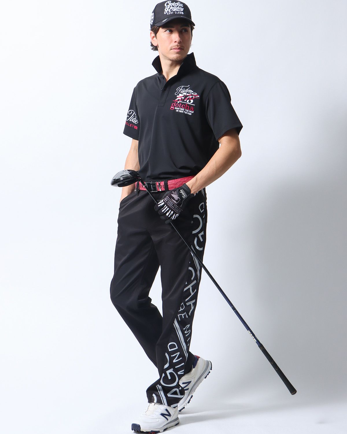 ブラック：180cm/70kg(Lサイズ着用)