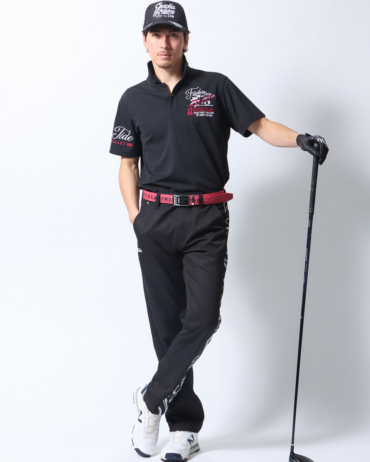 ブラック：180cm/70kg(Lサイズ着用)