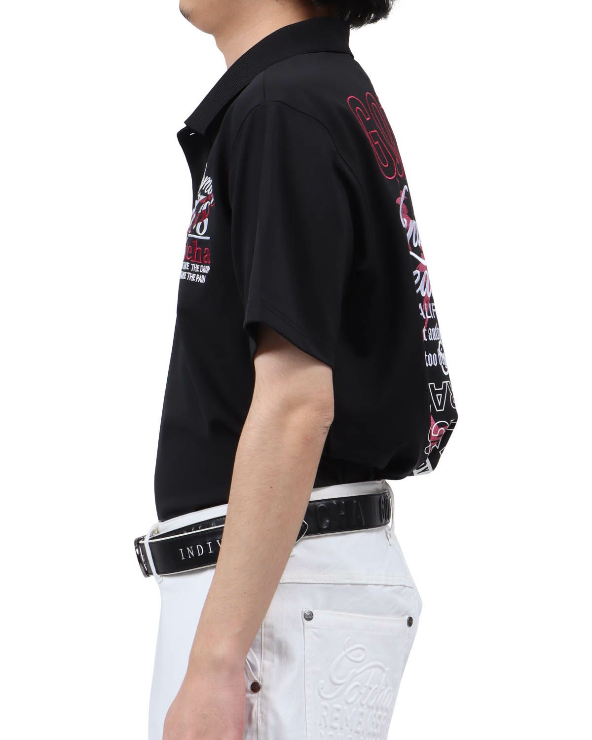 ブラック：173cm63kg(Lサイズ着用)