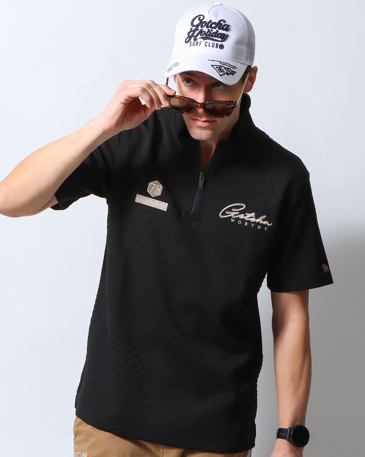 ブラック：183cm/70kg(Lサイズ着用)