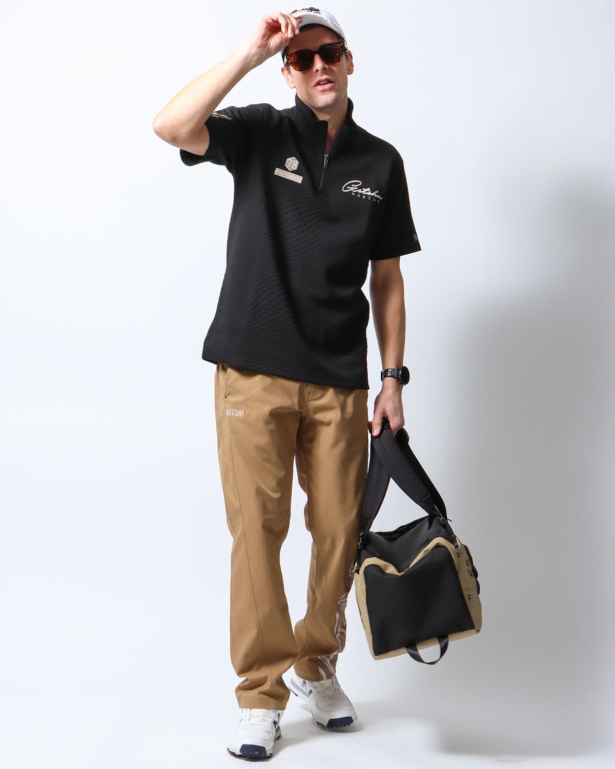 ブラック：183cm/70kg(Lサイズ着用)