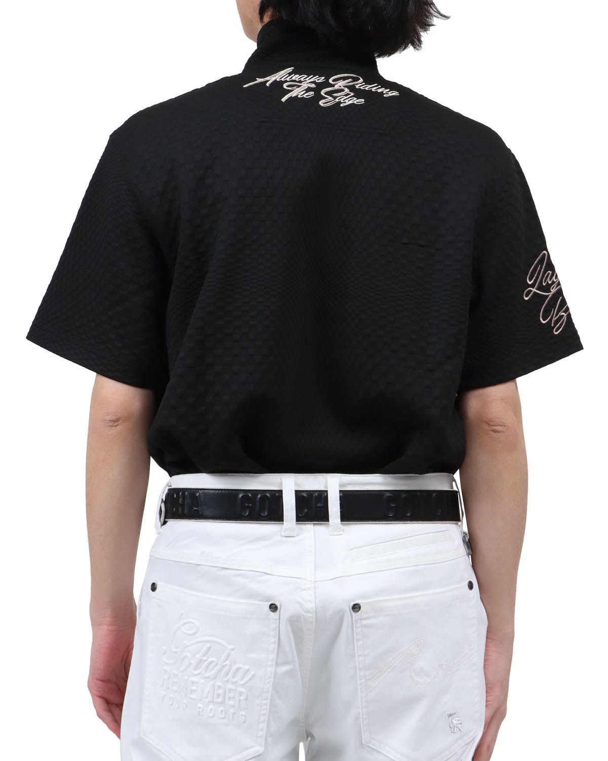 ブラック：173cm63kg(Lサイズ着用)